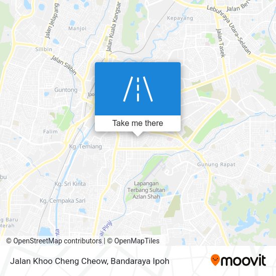 Peta Jalan Khoo Cheng Cheow