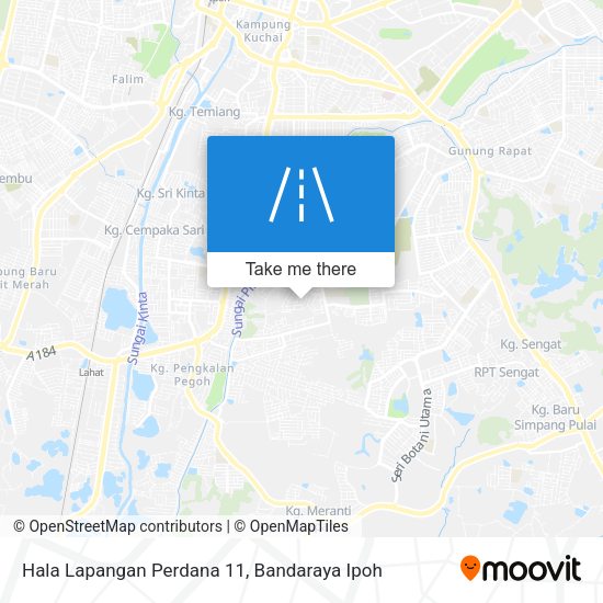 Peta Hala Lapangan Perdana 11