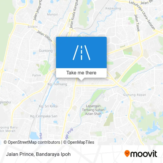 Jalan Prince map
