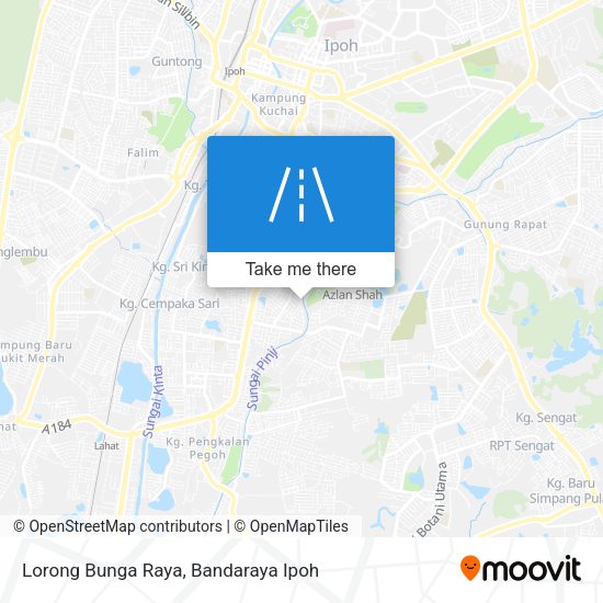Peta Lorong Bunga Raya