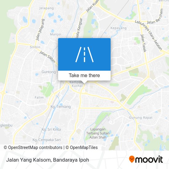 Jalan Yang Kalsom map
