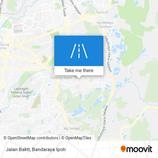 Jalan Bakti map