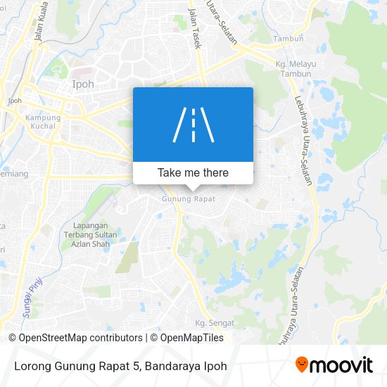 Peta Lorong Gunung Rapat 5