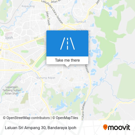 Laluan Sri Ampang 30 map