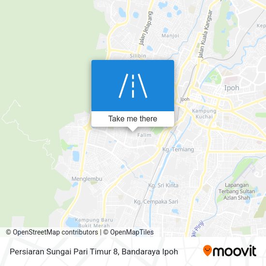 Persiaran Sungai Pari Timur 8 map