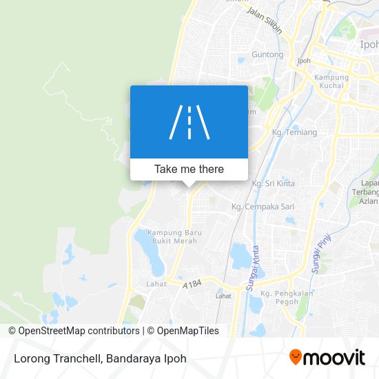 Peta Lorong Tranchell