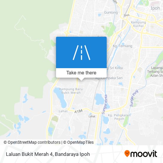 Laluan Bukit Merah 4 map