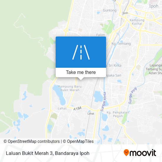 Laluan Bukit Merah 3 map