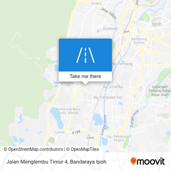Peta Jalan Menglembu Timur 4