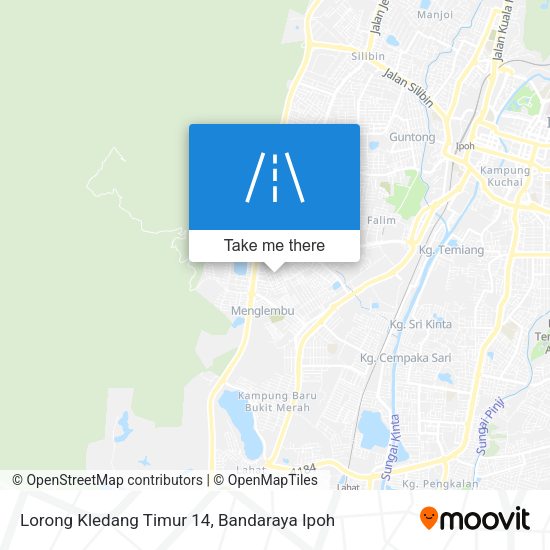 Lorong Kledang Timur 14 map