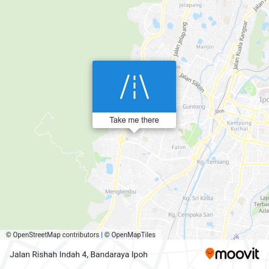 Jalan Rishah Indah 4 map