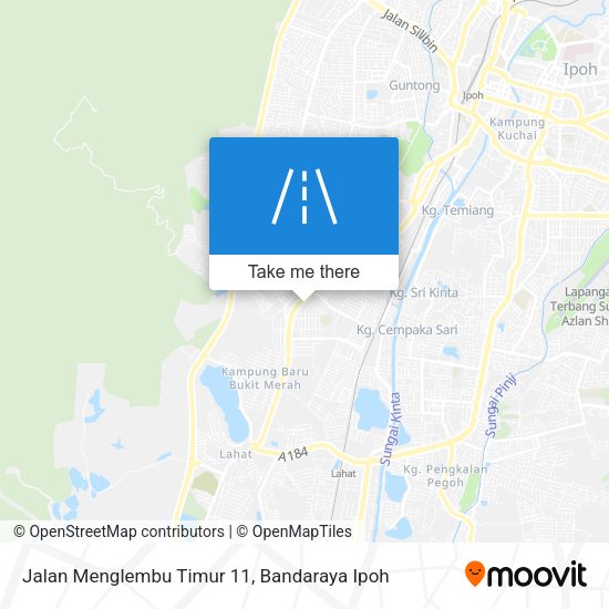 Jalan Menglembu Timur 11 map