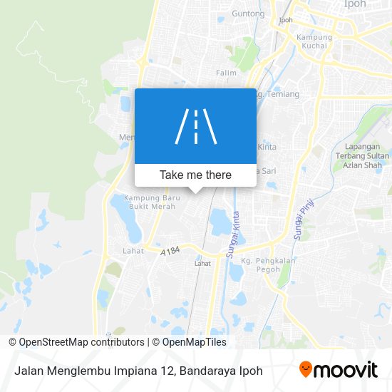 Peta Jalan Menglembu Impiana 12