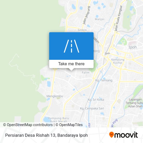 Peta Persiaran Desa Rishah 13