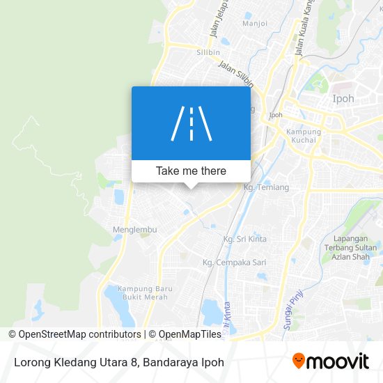 Lorong Kledang Utara 8 map