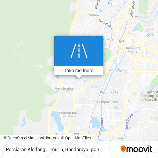 Peta Persiaran Kledang Timur 6