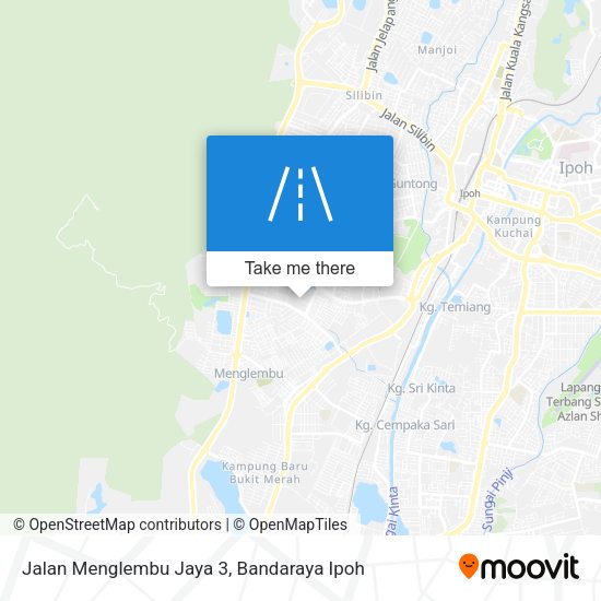 Peta Jalan Menglembu Jaya 3