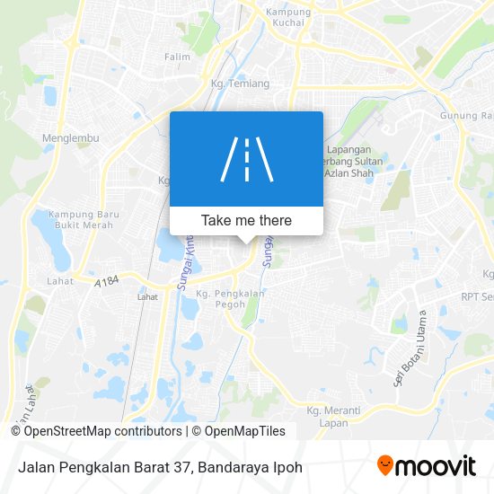 Peta Jalan Pengkalan Barat 37