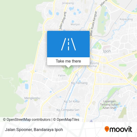 Peta Jalan Spooner