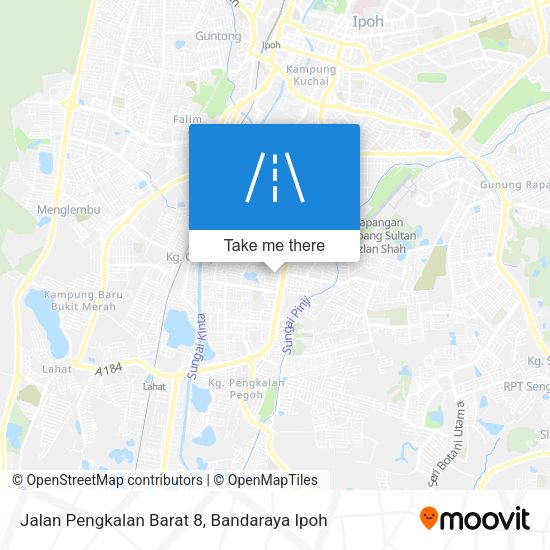 Peta Jalan Pengkalan Barat 8