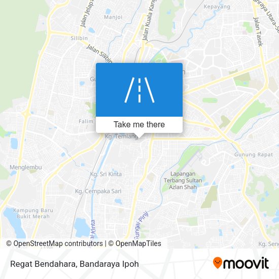 Regat Bendahara map