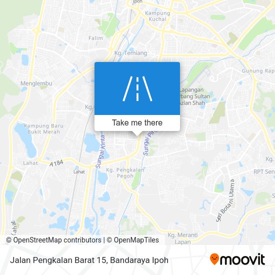 Peta Jalan Pengkalan Barat 15