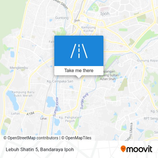 Lebuh Shatin 5 map
