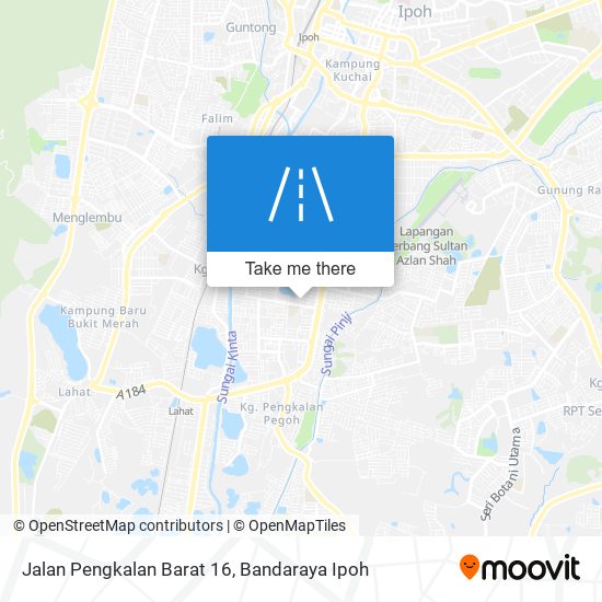 Jalan Pengkalan Barat 16 map