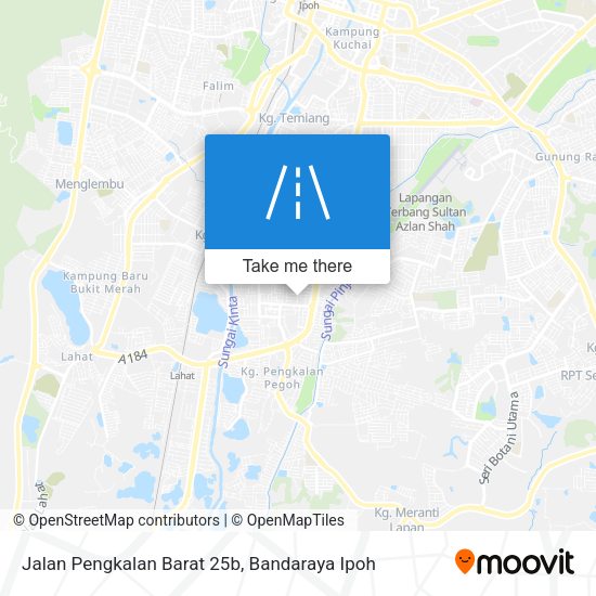 Peta Jalan Pengkalan Barat 25b