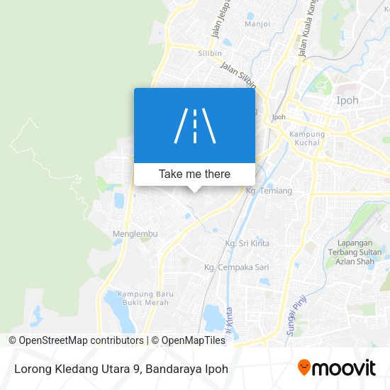 Lorong Kledang Utara 9 map