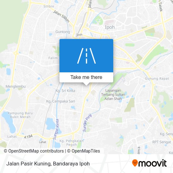 Peta Jalan Pasir Kuning