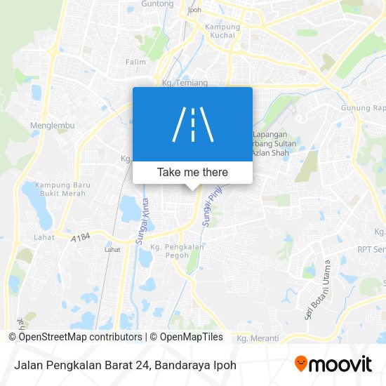 Peta Jalan Pengkalan Barat 24