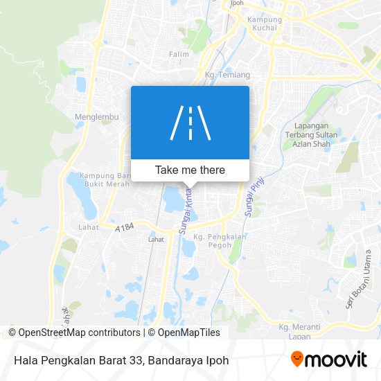 Hala Pengkalan Barat 33 map