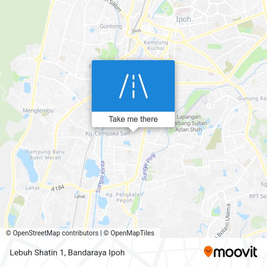 Lebuh Shatin 1 map