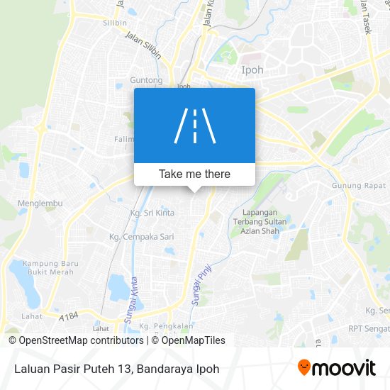 Laluan Pasir Puteh 13 map