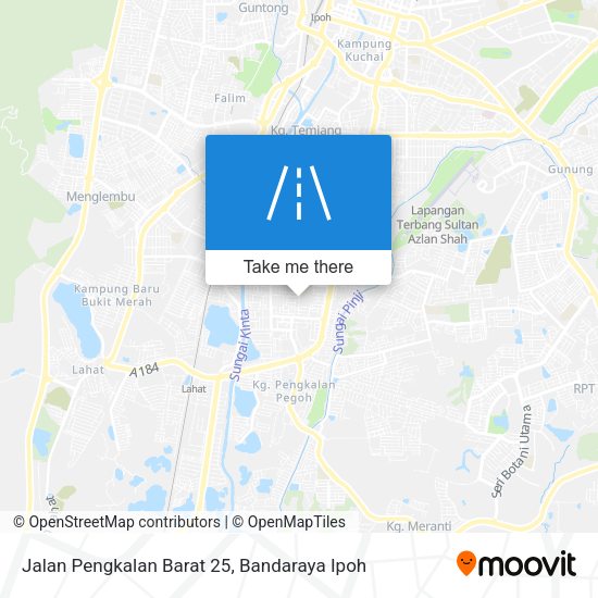 Jalan Pengkalan Barat 25 map