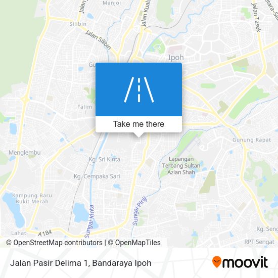 Peta Jalan Pasir Delima 1
