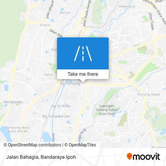 Jalan Bahagia map