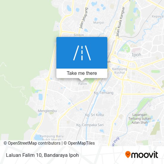 Laluan Falim 10 map
