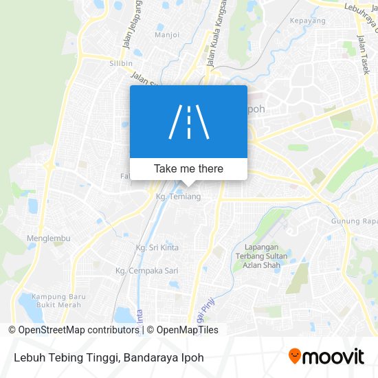 Lebuh Tebing Tinggi map