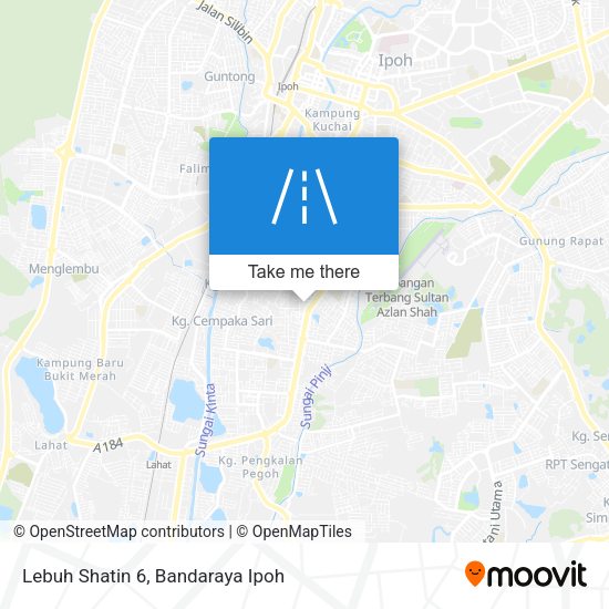Lebuh Shatin 6 map