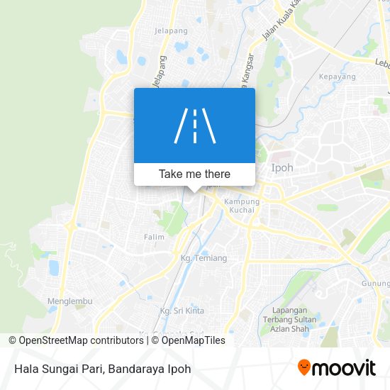 Peta Hala Sungai Pari