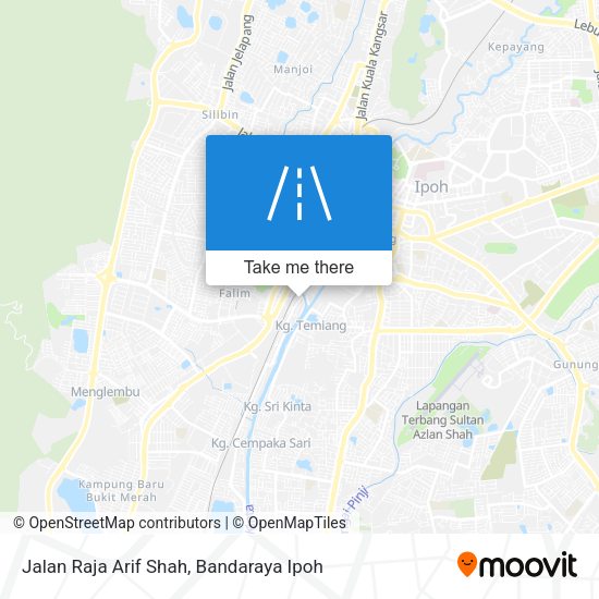 Jalan Raja Arif Shah map