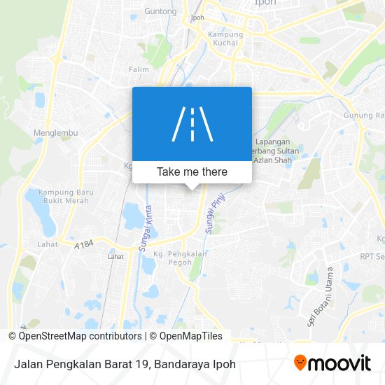 Jalan Pengkalan Barat 19 map