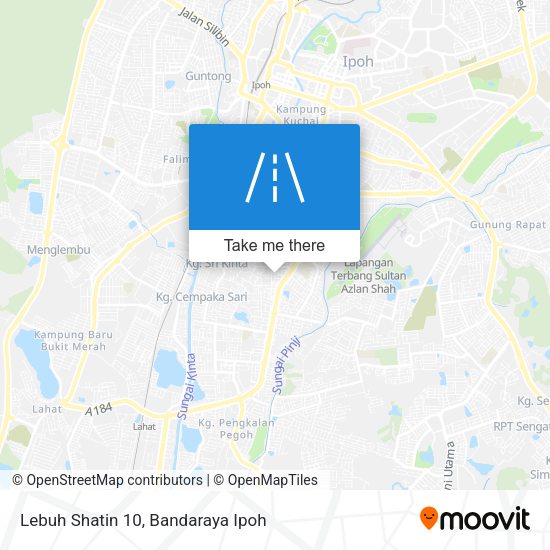 Lebuh Shatin 10 map