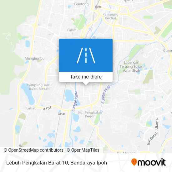 Lebuh Pengkalan Barat 10 map