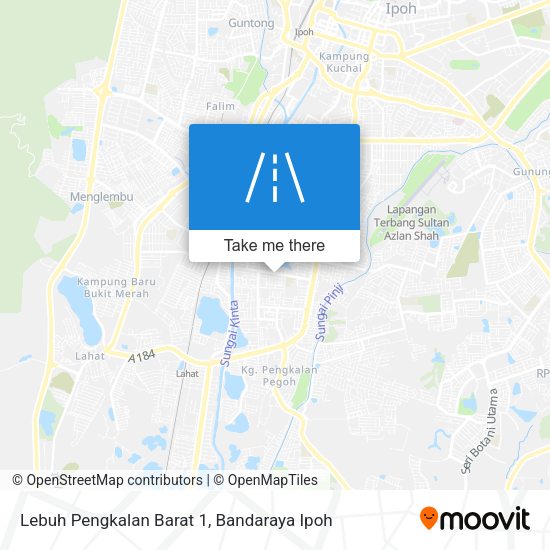 Peta Lebuh Pengkalan Barat 1