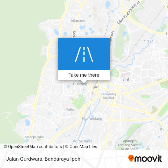 Jalan Gurdwara map