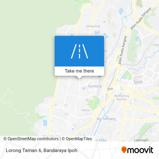 Lorong Taman 6 map