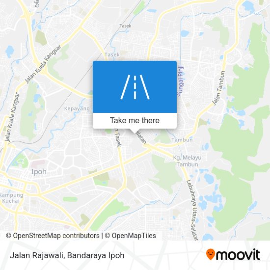 Jalan Rajawali map